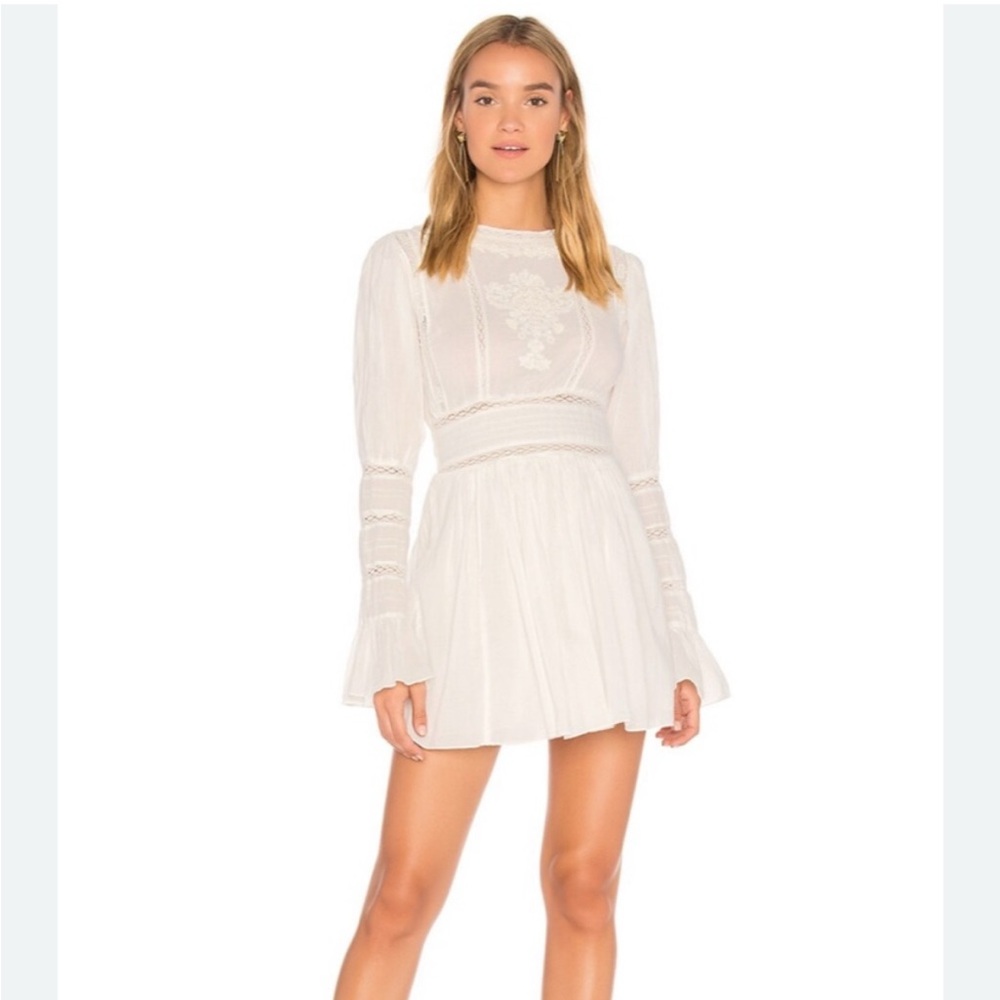 Free People Victorian Waisted Mini Dress